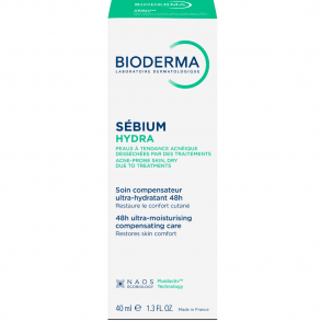 BIODERMA SÉBIUM HYDRA KRÉM INTENZÍV HIDRATÁLÓ KRÉM ZSÍROS BŐRRE - 40 ML